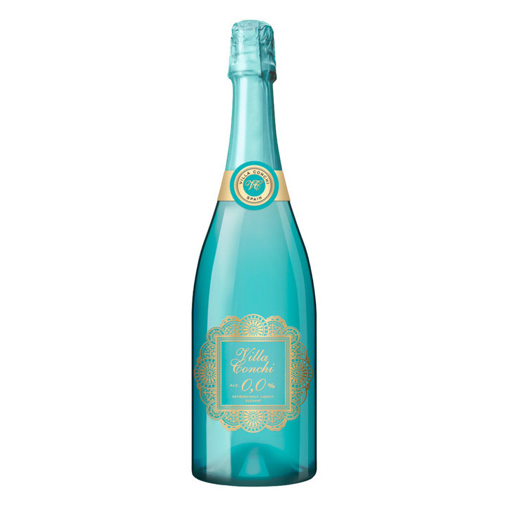 Sparkling wine Вила Кончи Кава Брут Селесион 0,0% ( без алкохол)