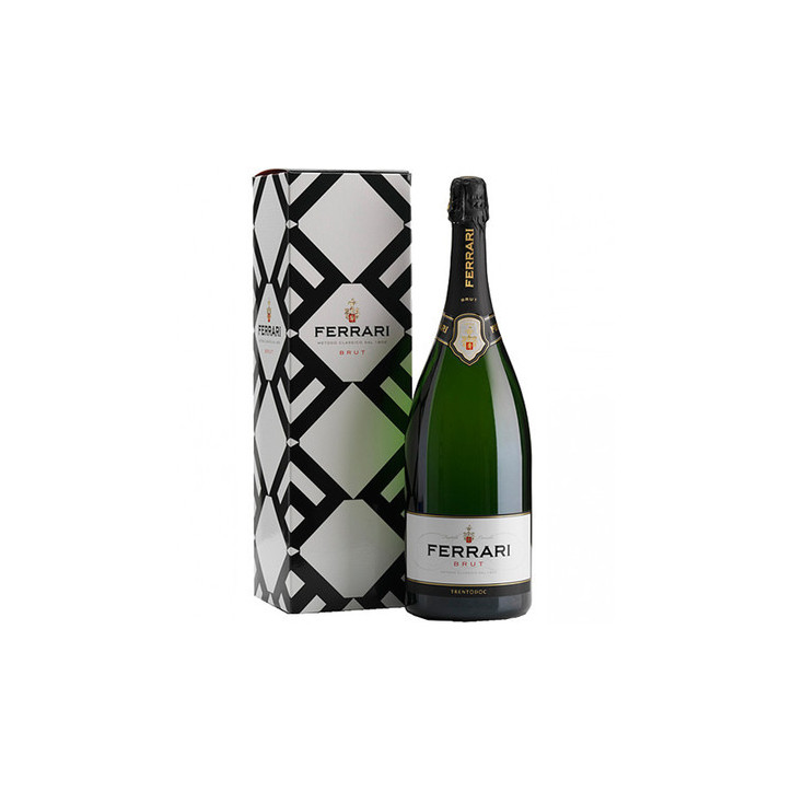 Sparkling wine Ферари Брут 1.5л в подаръчна кутия Sparkling wine Ферари Брут 1.5л в подаръчна кутия
