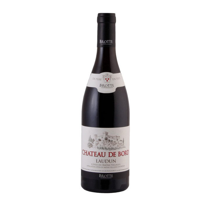 Red wine Brotte Château de Bord Laudun Rouge 2019 Red wine Brotte Château de Bord Laudun Rouge 2019