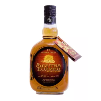 Buy Rakia 12 годишна отлежала сливова ракия Златна Долина on best price - FoodWineShop.bg
