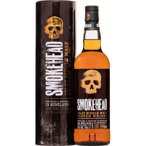 Buy Айла Сингъл Малц Скоч Уиски Смоукхед Пийтид 0,70л. Тубус / Smokehead Peated Islay Single Malt Whisky on best price - FoodWin
