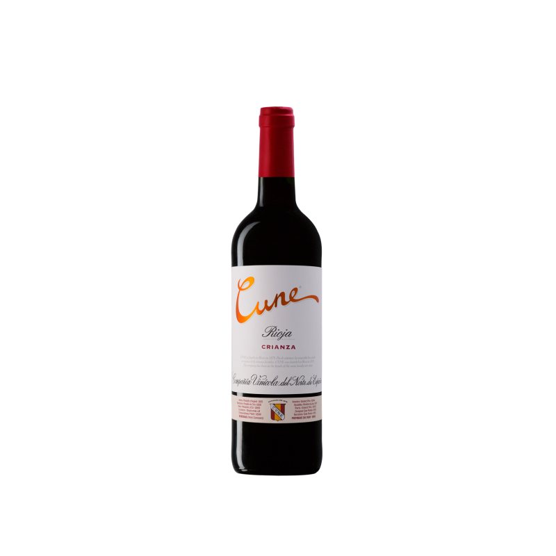 Red wine Cune Crianza 2017