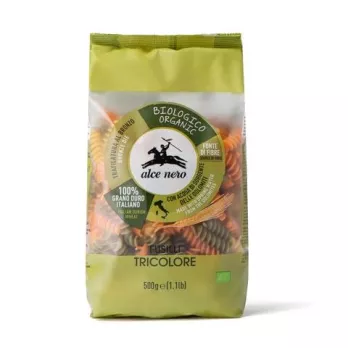 Купете БИО Фузили трицветни Alce Nero 500 гр. Изпрати на приятел - FoodWineShop.bg