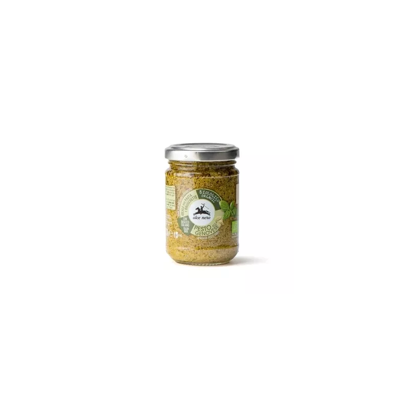Купете БИО Песто Дженовезе с босилек Alce Nero 130 гр. Изпрати на приятел - FoodWineShop.bg